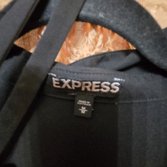 Express Black Shirt Dress - Picture 4 of 4